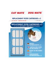 Pet Mate Cat Mate Filtri Ricambio Per Abbeveratoio Automatico - 2 Pz