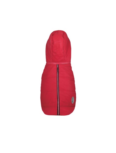 Record Dogmar Cappottino Impermeabile Per Cani Rosso S - Lunghezza Dorso 35  Cm