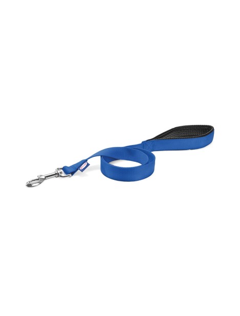 Record Guinzaglio Per Cani Con Maniglia In Pvc Blu S - 2,5 Cm | Lunghezza 100 Cm