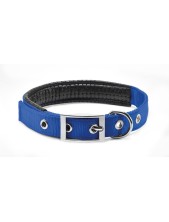 Record Collare In Nylon E Pvc Per Cani Colore Blu S - 2 Cm | Ø 40-50 Cm