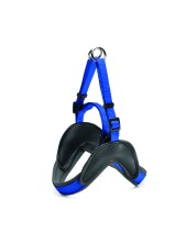 Record Easy Pettorina Per Cani Soft Con Rivestimento In Neoprene S - Circonferenza 44-50 Cm - Blu