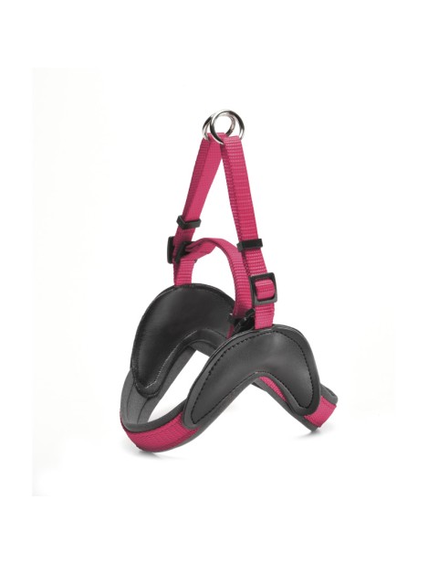 Record Easy Pettorina Per Cani Soft Con Rivestimento In Neoprene L - Circonferenza 55-65 Cm - Rosa