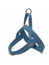 Record Action Dolomiti Pettorina In Nylon Per Cani Blu M - Ø 62 - 72 Cm