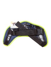 Julius-k9 Idc Powerharness Pettorina Per Cani Jeans Giallo Fluo Taglia 0 - Ø 58 - 76 Cm | Peso 14 - 25 Kg