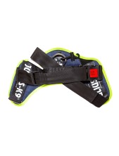 Julius-k9 Idc Powerharness Pettorina Per Cani Jeans Giallo Fluo Taglia 1 - Ø 63 - 85 Cm | Peso 23 - 30 Kg