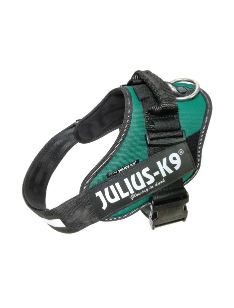 Julius-K9 Idc Powerharness Pettorina Per Cani Verde Scuro Taglia 1 - Ø 63 - 85 Cm | Peso 23 - 30 Kg