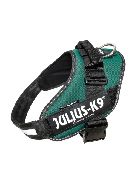 Julius-K9 Idc Powerharness Pettorina Per Cani Verde Scuro Taglia 2 - Ø 71 - 96 Cm Peso 28 - 40 Kg