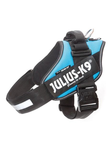 Julius-K9® Powerharness Idc Pettorina Per Cani 2Xl (Circonferenza 82-115 Cm Peso 40-70 Kg) - Acquamarina