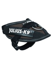 Julius-k9® Idc Powerharness Pettorina Per Cuccioli 2xs - (circonferenza 33-45 Cm Peso 2-5 Kg) - Cioccolato