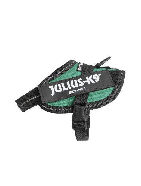 Julius-K9® Idc Powerharness Pettorina Per Cuccioli 2Xs - (Circonferenza 33-45 Cm Peso 2-5 Kg) - Verde Scuro