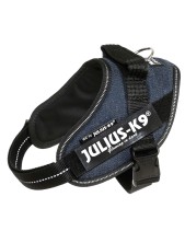 Julius-k9® Idc Powerharness Pettorina Per Cani Piccoli S - Circonferenza 49-67 Cm Peso 7-15 Kg - Jeans