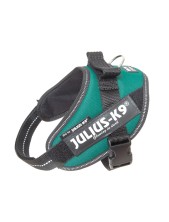 Julius-k9® Idc Powerharness Pettorina Per Cani Piccoli S - Circonferenza 49-67 Cm Peso 7-15 Kg - Verde Scuro