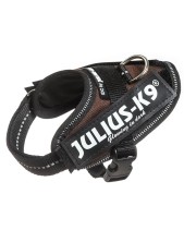 Julius-k9® Idc Powerharness Pettorina Per Cani Piccoli Xs - Circonferenza 40-53 Cm Peso 4-7 Kg - Cioccolato