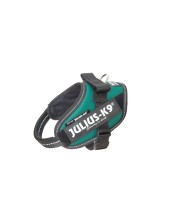 Julius-k9® Idc Powerharness Pettorina Per Cani Piccoli Xs - Circonferenza 40-53 Cm Peso 4-7 Kg - Verde Scuro