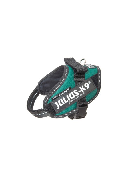 Julius-K9® Idc Powerharness Pettorina Per Cani Piccoli Xs - Circonferenza 40-53 Cm Peso 4-7 Kg - Verde Scuro