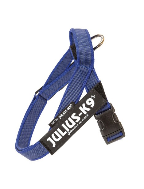 Julius-K9 Idc Color & Gray Belt Harness Pettorina Per Cani L - Tg. 1 (Circonferenza 63-85 Cm Peso 23-30 Kg) - Blu