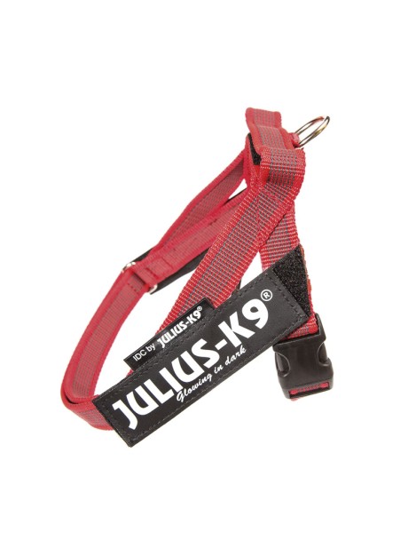 Julius-K9 Idc Color & Gray Belt Harness Pettorina Per Cani Xl - Tg. 2 (Circonferenza 71-96 Cm Peso 28-40 Kg) - Rosso