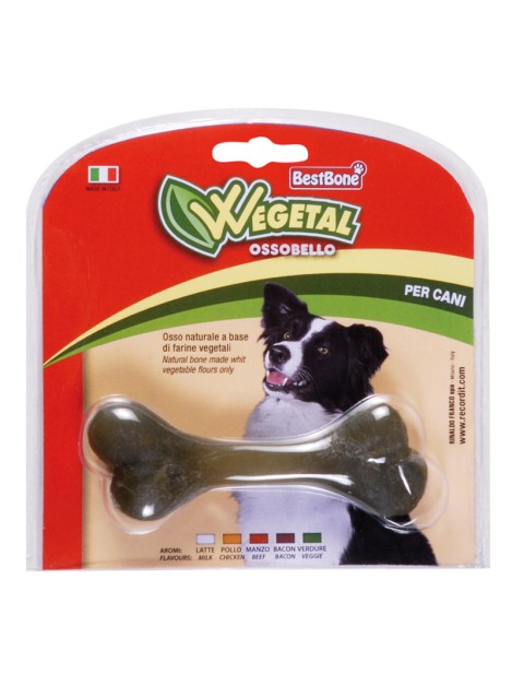 Record Bestbone Wegetal Osso Bello A Base Di Farine Vegetali Per Cani S - 11 Cm X 1 Pz - 42 G