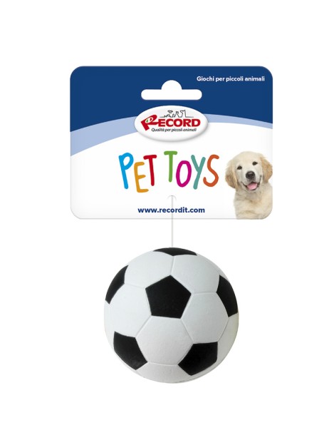 Record Pet Toys Sport Palline In Gomma Morbida Per Cani 12 Palline - Ø 5,7 Cm