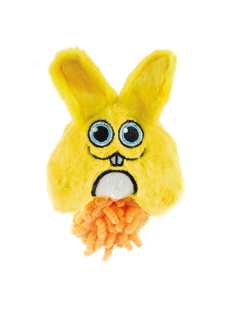 Record Peluche Galleggiante Con Squeaker Gioco Per Cani Coniglio Giallo | 15 - 19 Cm