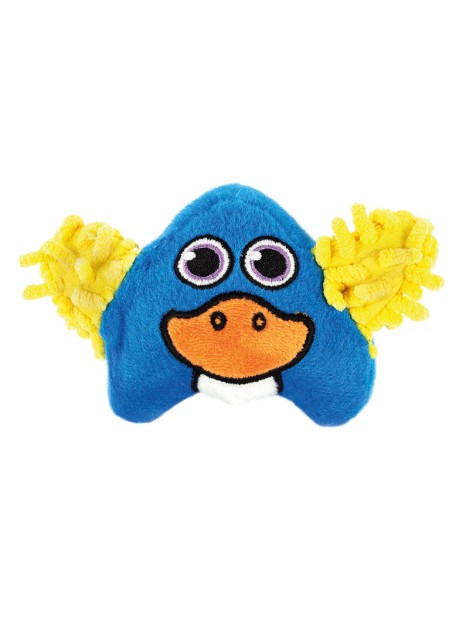 Record Peluche Galleggiante Con Squeaker Gioco Per Cani Papera Blu | 15 - 19 Cm