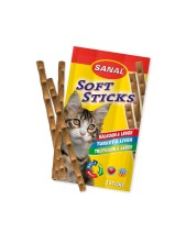Sanal Soft Sticks Tacchino & Fegato Snack Per Cani 3 Pz - 15 G