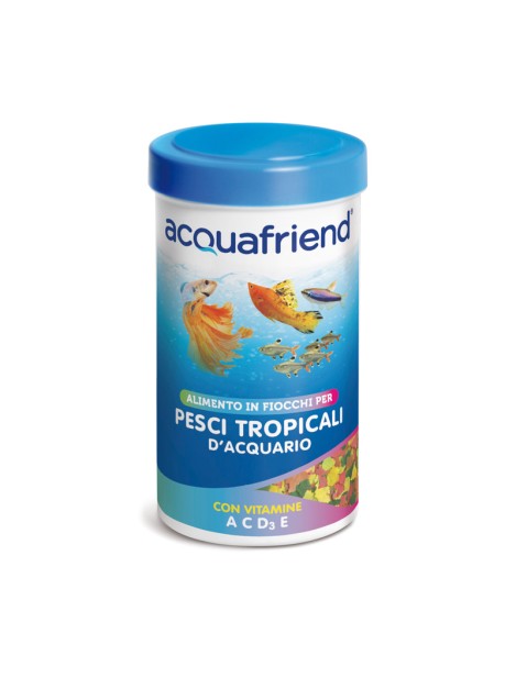 Acquafriend Alimento In Fiocchi Per Pesci Tropicali D’acquario 250 Ml