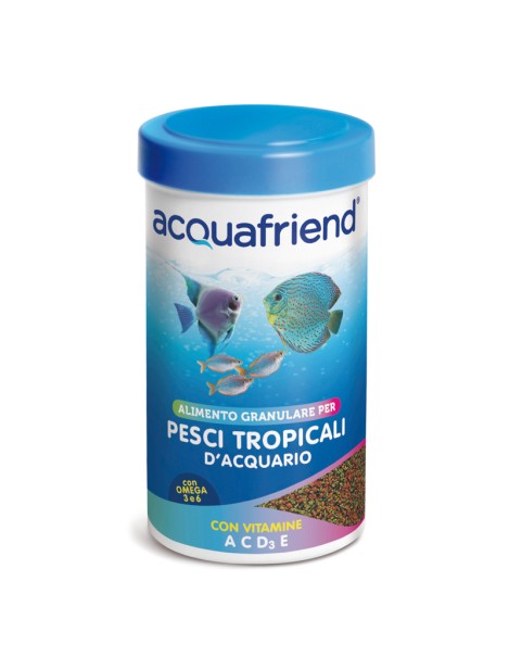 Acquafriend Alimento Granulare Per Pesci Tropicali D’acquario 250 Ml
