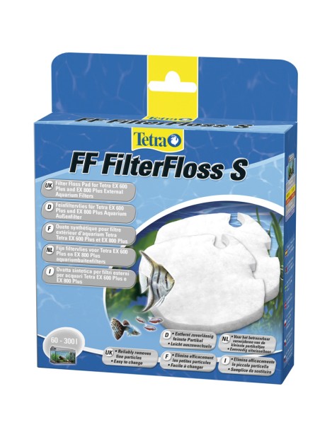 Tetra Ff Filterfloss S Ovatta Per Filtro Ricambio Per Tetra Ex 1200 - 2 Filtri