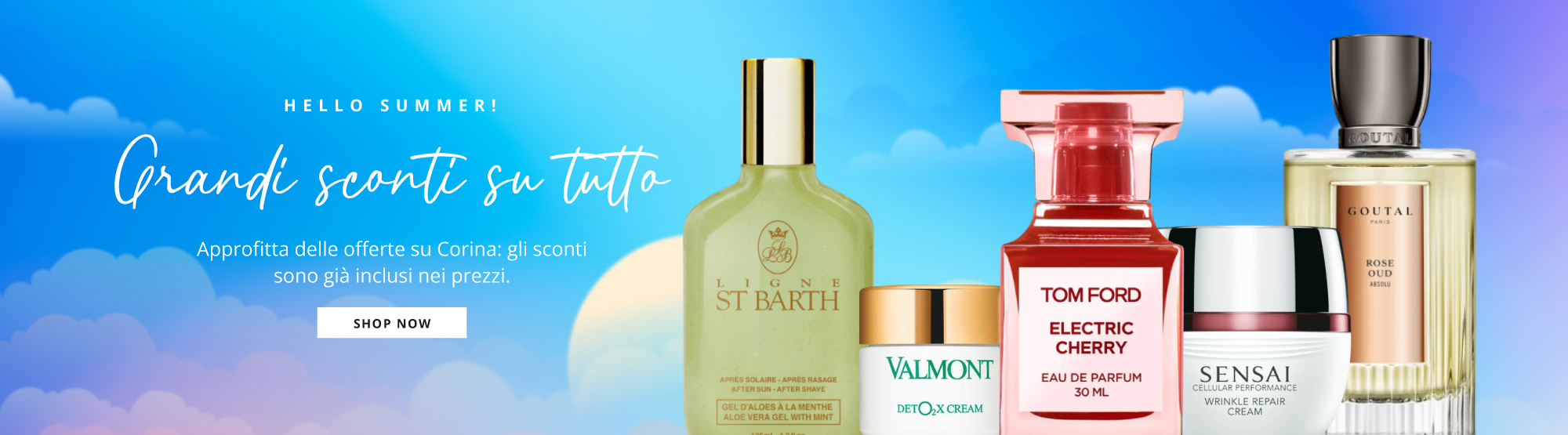 Hello summer! Grandi sconti su tutto