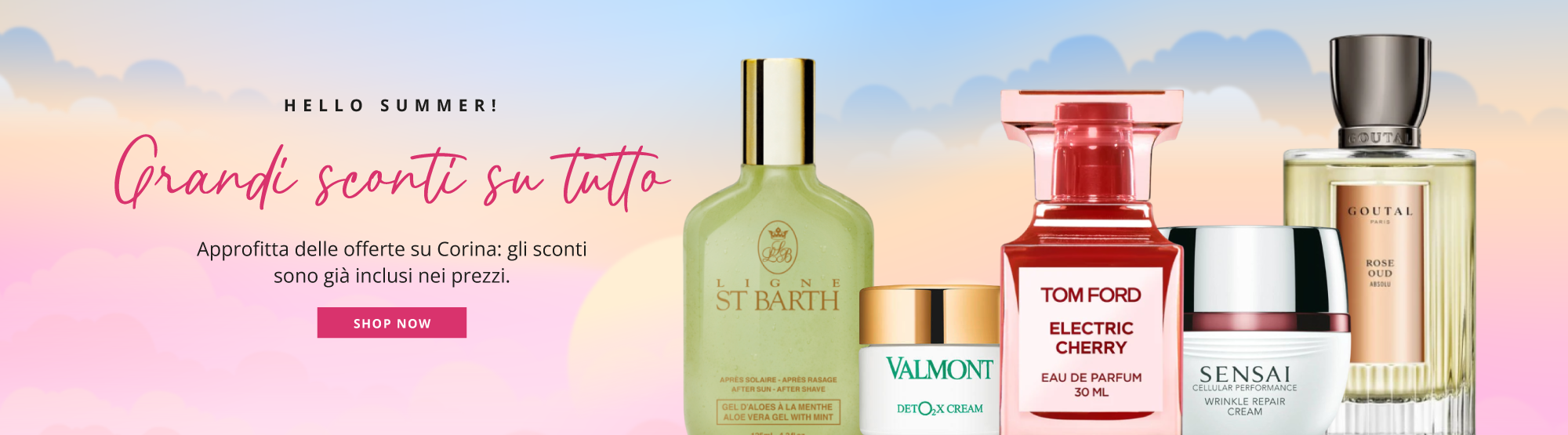 Hello summer! Grandi sconti su tutto