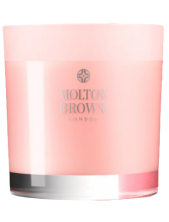 Molton Brown Delicious Rhubarb & Rose Scented Candle Candela Profumata 480 Gr