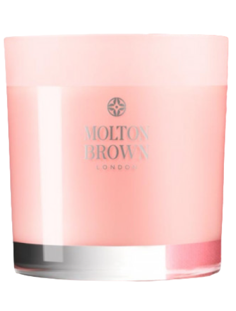 Molton Brown Delicious Rhubarb & Rose Scented Candle Candela Profumata 480 Gr