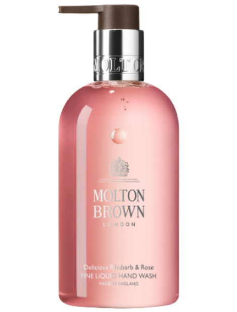 Molton Brown Delicious Rhubarb & Rose Fine Liquid Hand Wash Sapone Mani 300 Ml