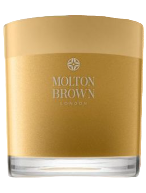 Molton Brown Oudh Accord & Gold Candela A Tre Stoppini Scented Candle Candela Profumata 480 Gr