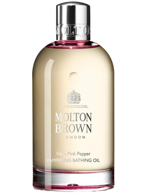 Molton Brown Fiery Pink Pepper Pampering Bathing Oil Olio Corpo 200 Ml