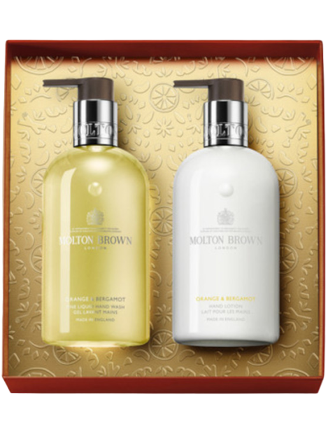 Molton Brown Cofanetto Orange & Bergamot Sapone Mani 300 Ml + Orange & Bergamot Crema Mani 300 Ml