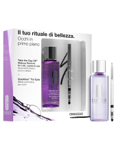 Clinique Cofanetto Take The Day Off Kit – Struccante Bifase 125 Ml + Matita Occhi 07 Black