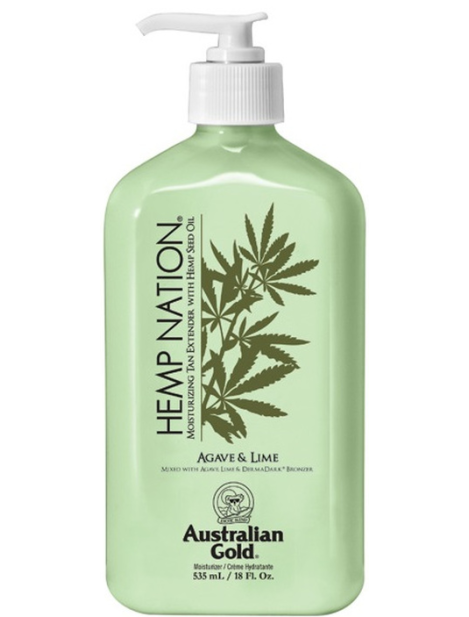 Australian Gold Hemp Nation Agave & Lime Crema Corpo Doposole Prolunga Abbronzatura - 535Ml