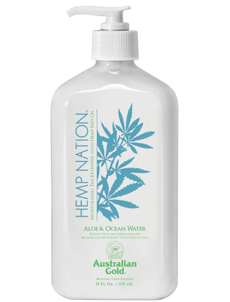 Australian Gold Hemp Nation Aloe & Ocean Water Crema Corpo Doposole - 535 Ml