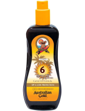 Australian Gold Spray Oil Sunscreen With Tea Tree And Carrot Oils Spf 6 Protezione Solare 237 Ml