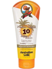 Australian Gold Premium Coverage Lotion Sunscreen Con Invisidry Technology Spf 10 Protezione Solare 177 Ml