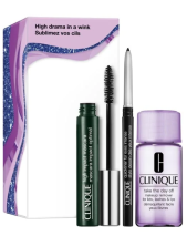 Clinique Cofanetto High Impact Mascara + Quickliner For Eyes Intense Nera + Take The Day Off Makeup Remover 30 Ml