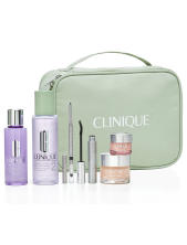 Clinique Le Meraviglie Kit Struccante + Lozione + Crema Idratante + Contorno Occhi + Mascara + Eyeliner - 6pz