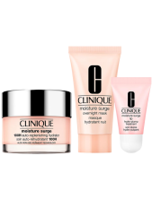 Clinique Cofanetto Full Size Moisture Surge 100h Auto - Replenishing Hydrator 50 Ml + Moisture Surge Overnight Mask 30 Ml + Moisture Surge Lip Hydro - Plump Treatment 7 Ml