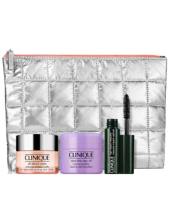 Clinique Cofanetto Full Size All About Eyes 15 Ml + Take The Day Off Cleansing Balm 15 Ml + High Impact Mascara In Black 3.5 Ml