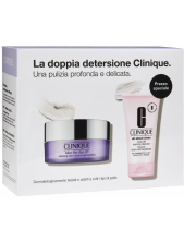 Clinique Cofanetto Doppia Detersione Take The Day Off Cleansing Balm 125 Ml + All About Clean Rinse-off Foaming Cleanser 150 Ml