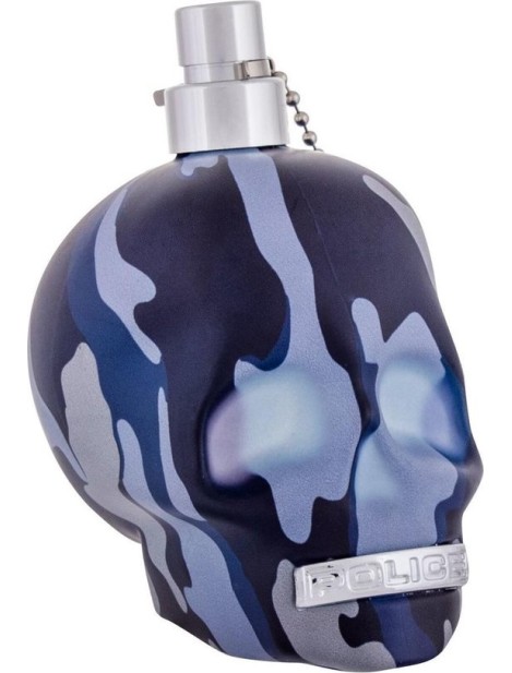 Police To Be Camouflage Blue Limited Edtion Eau De Toilette Per Uomo - 75 Ml