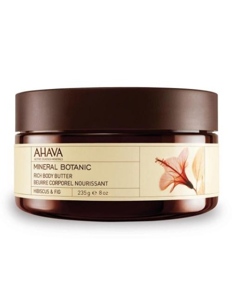 Ahava Mineral Botanic Rich Body Butter Hybiscus & Fig - 235 Gr