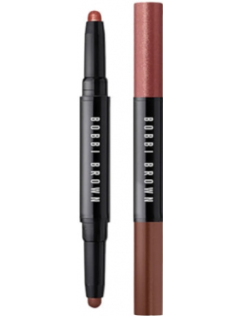 Bobbi Brown Occhi Dual-Ended Long-Wear Cream Shadow Stick Ombretto Dual - Rusted Pink Shimmer & Cinnamon Matte